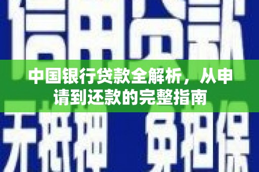 新埤中国银行贷款全解析，从申请到还款的完整指南