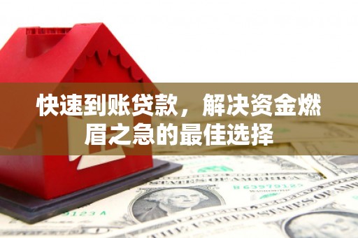 新埤快速到账贷款，解决资金燃眉之急的最佳选择