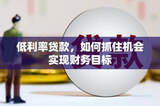 新埤低利率贷款，如何抓住机会实现财务目标