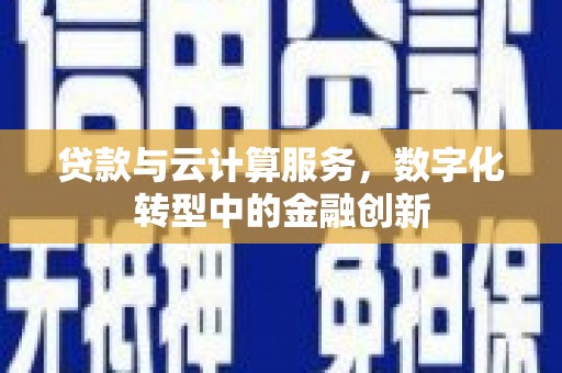 新埤贷款与云计算服务，数字化转型中的金融创新