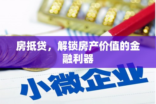 新埤房抵贷，解锁房产价值的金融利器