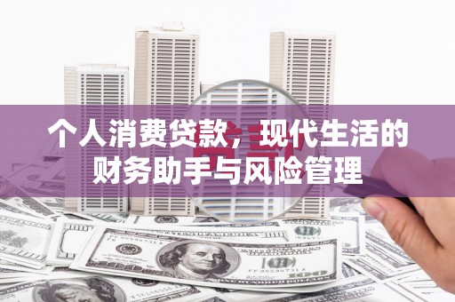 新埤个人消费贷款，现代生活的财务助手与风险管理