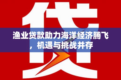 新埤渔业贷款助力海洋经济腾飞，机遇与挑战并存
