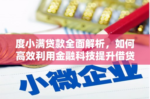 新埤度小满贷款全面解析，如何高效利用金融科技提升借贷体验