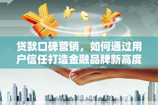 新埤贷款口碑营销，如何通过用户信任打造金融品牌新高度