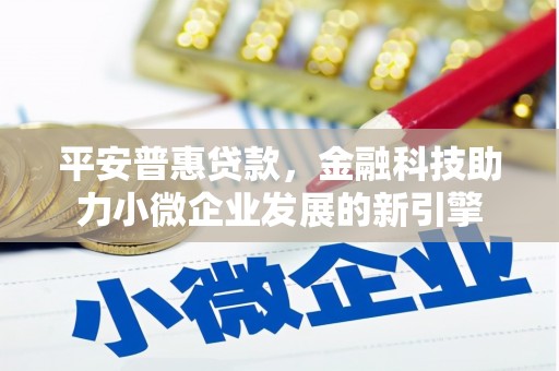 新埤平安普惠贷款，金融科技助力小微企业发展的新引擎