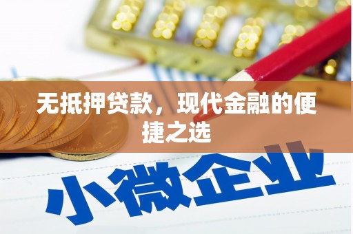 新埤无抵押贷款，现代金融的便捷之选