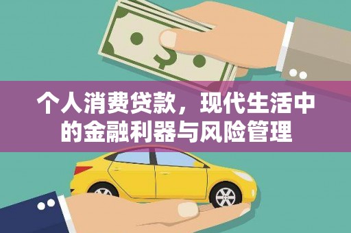 新埤个人消费贷款，现代生活中的金融利器与风险管理
