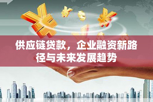 新埤供应链贷款，企业融资新路径与未来发展趋势