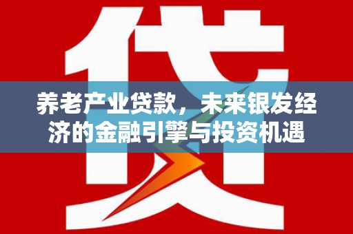 新埤养老产业贷款，未来银发经济的金融引擎与投资机遇