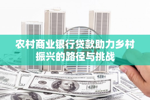 新埤农村商业银行贷款助力乡村振兴的路径与挑战