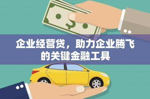 新埤企业经营贷，助力企业腾飞的关键金融工具
