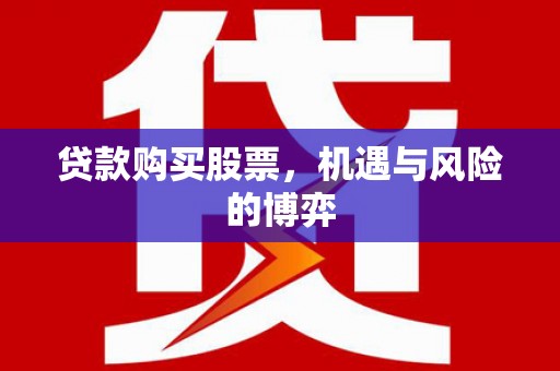 新埤贷款购买股票，机遇与风险的博弈
