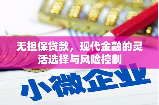 新埤无担保贷款，现代金融的灵活选择与风险控制