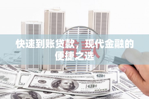 新埤快速到账贷款，现代金融的便捷之选