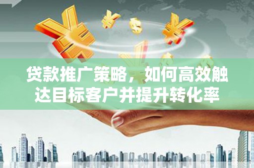 新埤贷款推广策略，如何高效触达目标客户并提升转化率