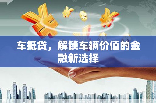 新埤车抵贷，解锁车辆价值的金融新选择