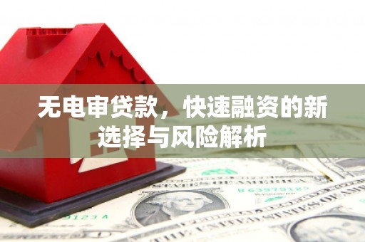 新埤无电审贷款，快速融资的新选择与风险解析