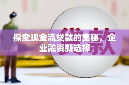 新埤探索现金流贷款的奥秘，企业融资新选择