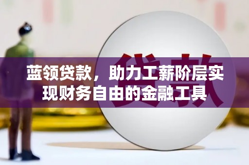 新埤蓝领贷款，助力工薪阶层实现财务自由的金融工具