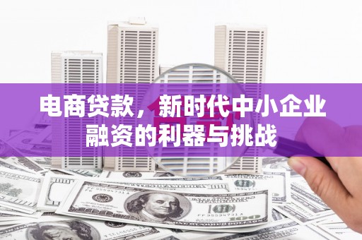 新埤电商贷款，新时代中小企业融资的利器与挑战