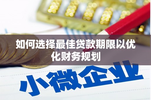 新埤如何选择最佳贷款期限以优化财务规划