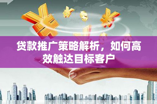 新埤贷款推广策略解析，如何高效触达目标客户