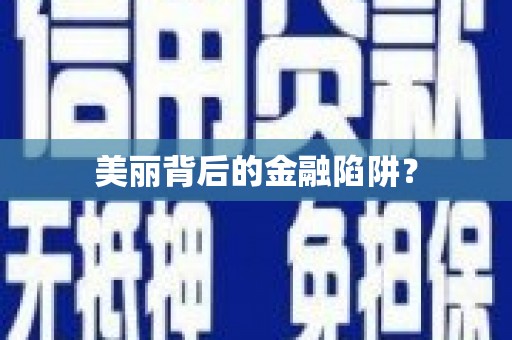 新埤美丽背后的金融陷阱？