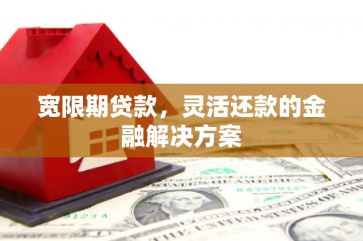 新埤宽限期贷款，灵活还款的金融解决方案
