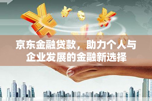 新埤京东金融贷款，助力个人与企业发展的金融新选择
