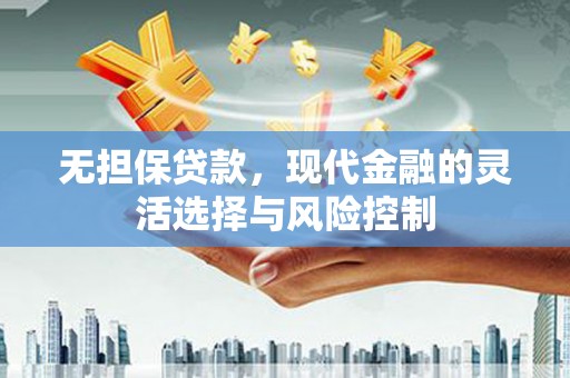 新埤无担保贷款，现代金融的灵活选择与风险控制