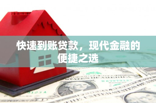新埤快速到账贷款，现代金融的便捷之选