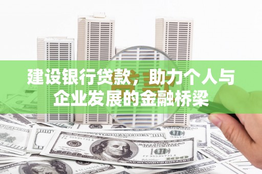 新埤建设银行贷款，助力个人与企业发展的金融桥梁