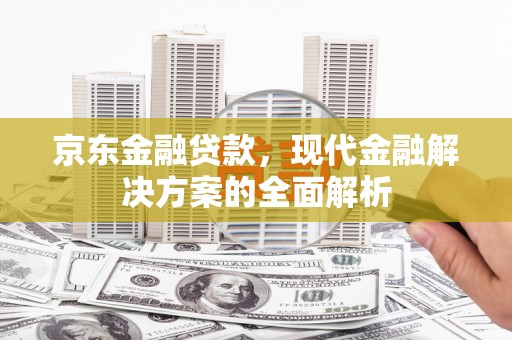 新埤京东金融贷款，现代金融解决方案的全面解析