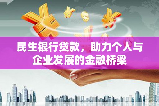新埤民生银行贷款，助力个人与企业发展的金融桥梁
