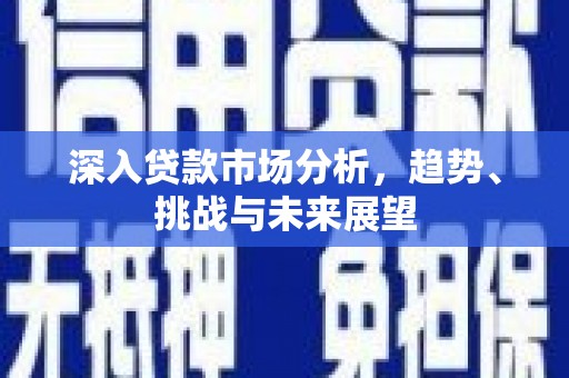 新埤深入贷款市场分析，趋势、挑战与未来展望