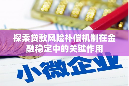 新埤探索贷款风险补偿机制在金融稳定中的关键作用