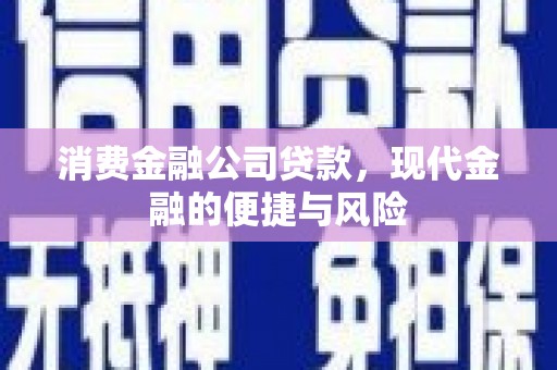新埤消费金融公司贷款，现代金融的便捷与风险