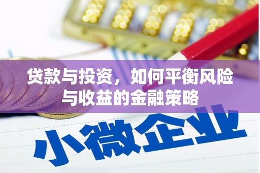 新埤贷款与投资，如何平衡风险与收益的金融策略