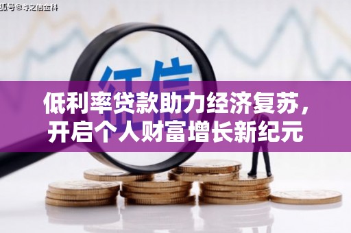新埤低利率贷款助力经济复苏，开启个人财富增长新纪元