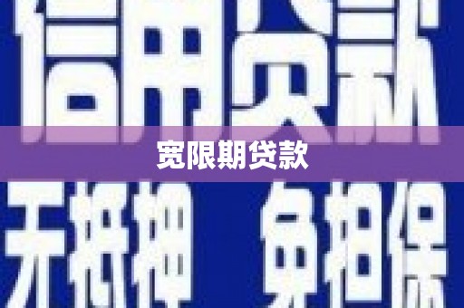 新埤宽限期贷款