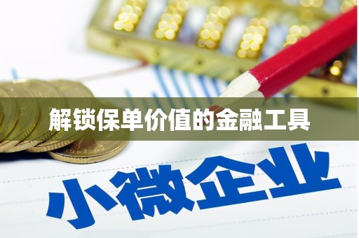 新埤解锁保单价值的金融工具