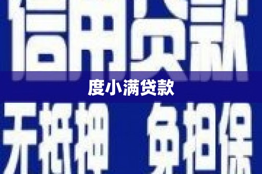 新埤度小满贷款